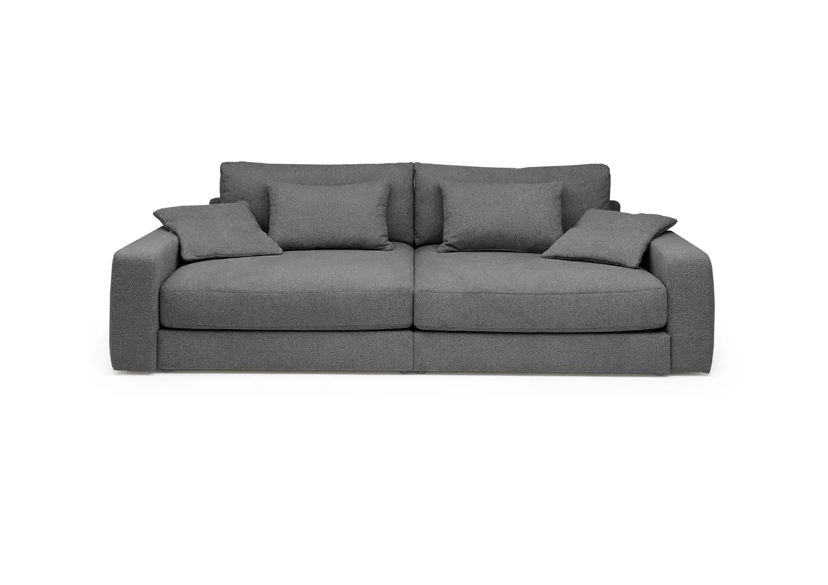 Big Sofa JOVIN - Stoff, Grau