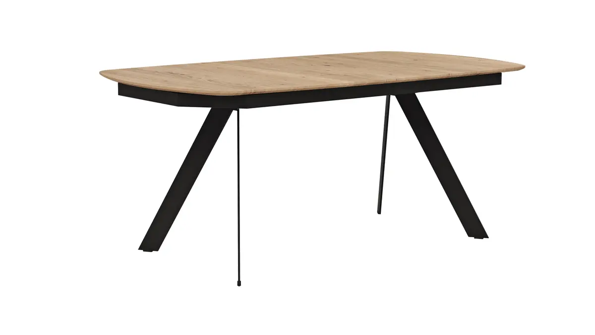 Esstisch Dinner - ausziehbar, LB ca. 180x100 cm, Eiche massiv