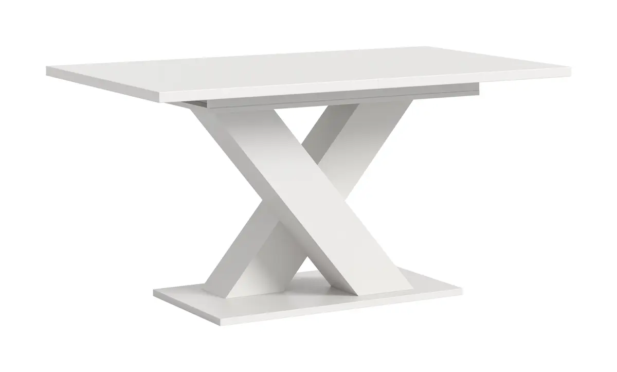 Esstisch - ausziehbar, LB ca. 150x90 cm, Weiß