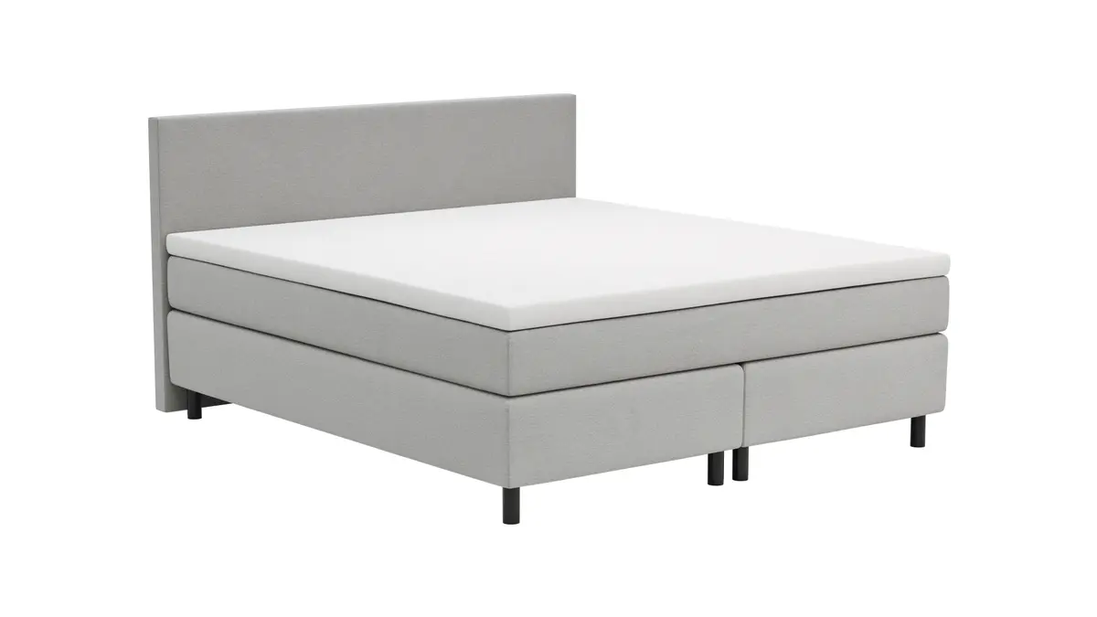 Boxspringbett Rima - Liegefläche ca. 180 x 200 cm, Stoff, Zink