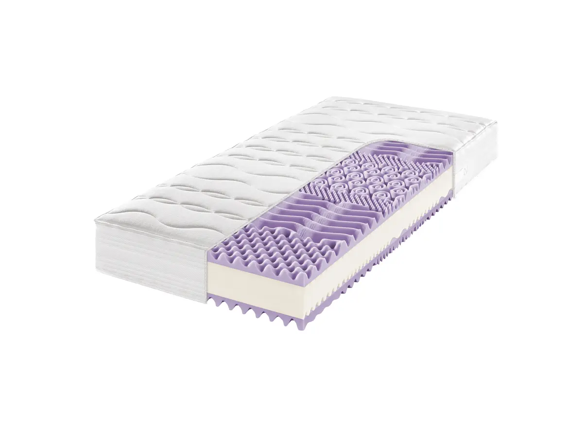 Schaumkern-Matratze EM Pur - Liegefläche ca. 90x200 cm