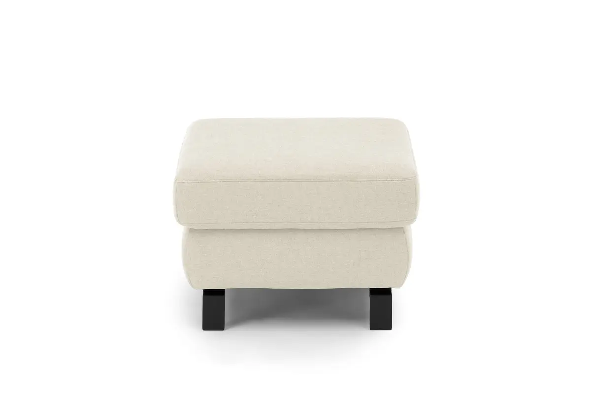 Hocker CALM PLUS 2.0 - BL ca. 66x66 cm, Stoff, Natur