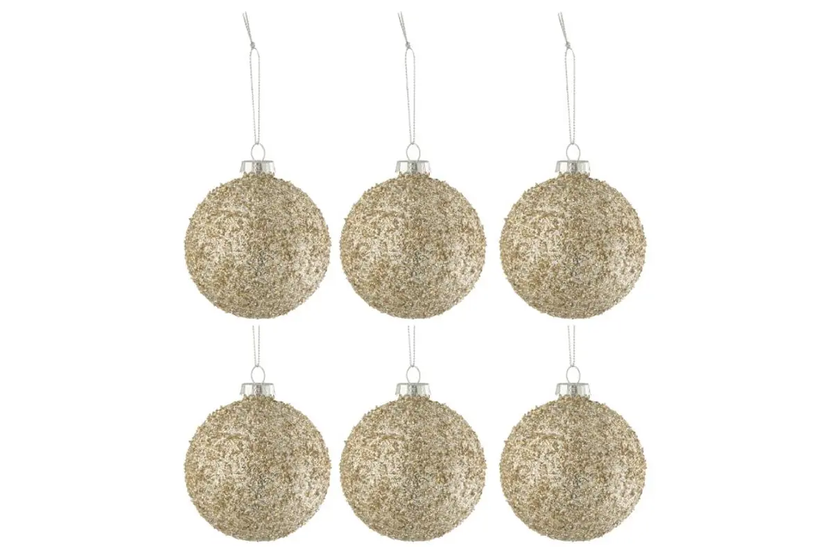 Weihnachtskugel - D ca. 10 cm, Goldfarben