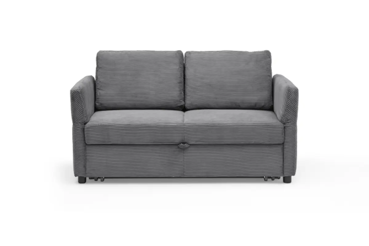 Sofa PRO FLEXX - 2-Sitzer inkl. Schlaffunktion, Stoff, Grau