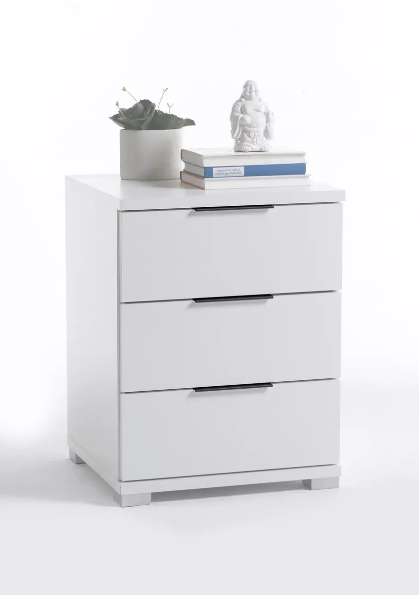 Nachtkommode- Weiß