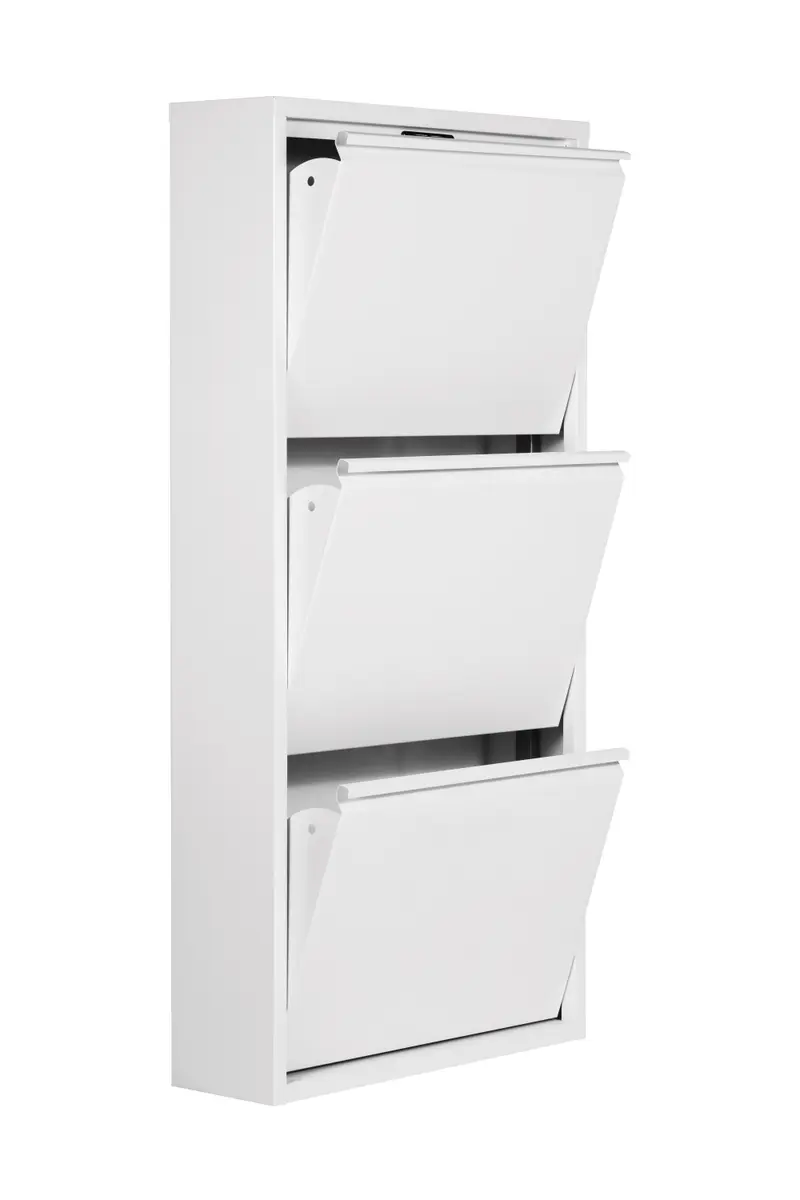 Schuhschrank - B ca. 50 cm, Weiß