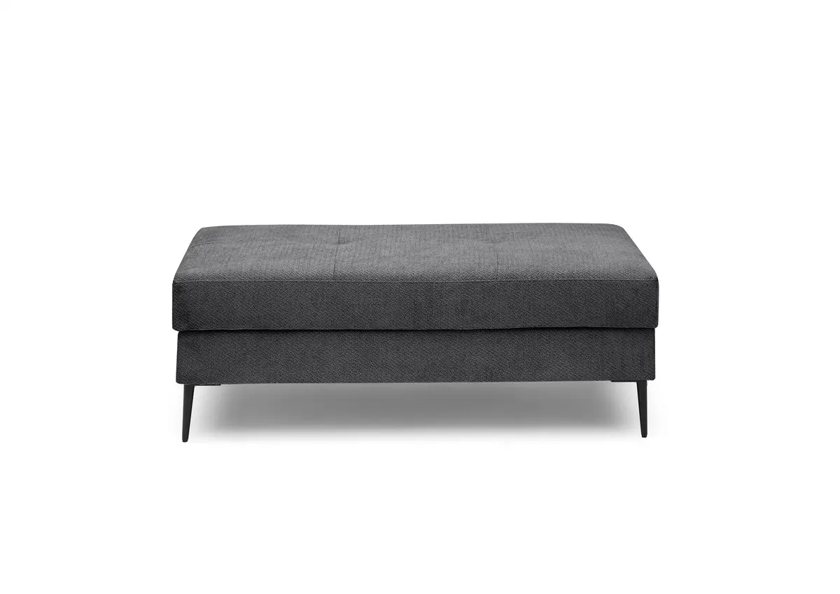 Megahocker - LB. ca. 140x80, Stoff, Anthrazit
