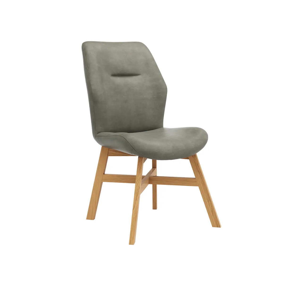 Stuhl Dalyan - Stoff, Grau