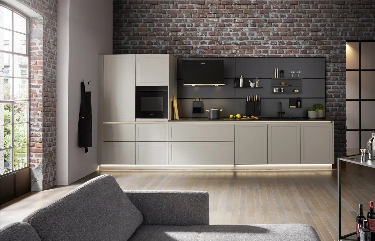 Küchenzeile 56.220 GL 8 525, Kaschmirbraun satin