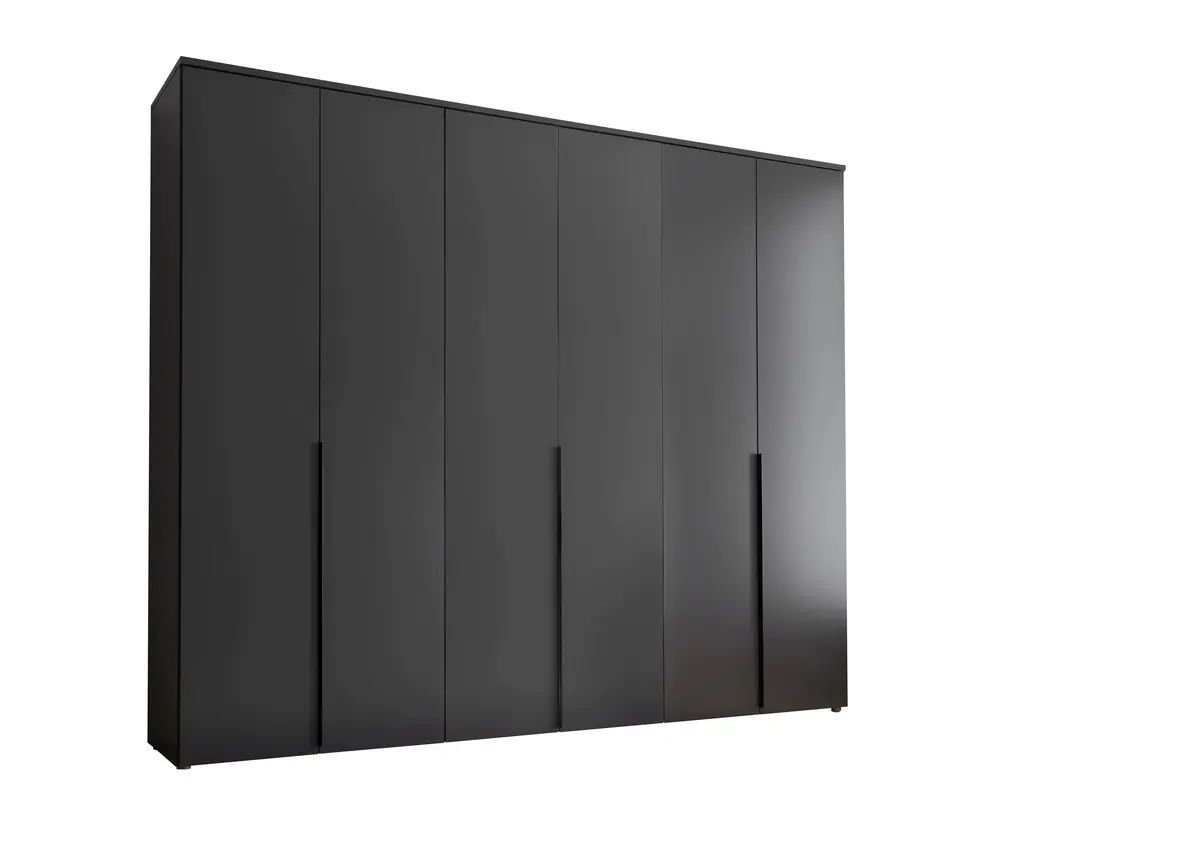 Drehtürenschrank- B ca. 270 cm, Graphit
