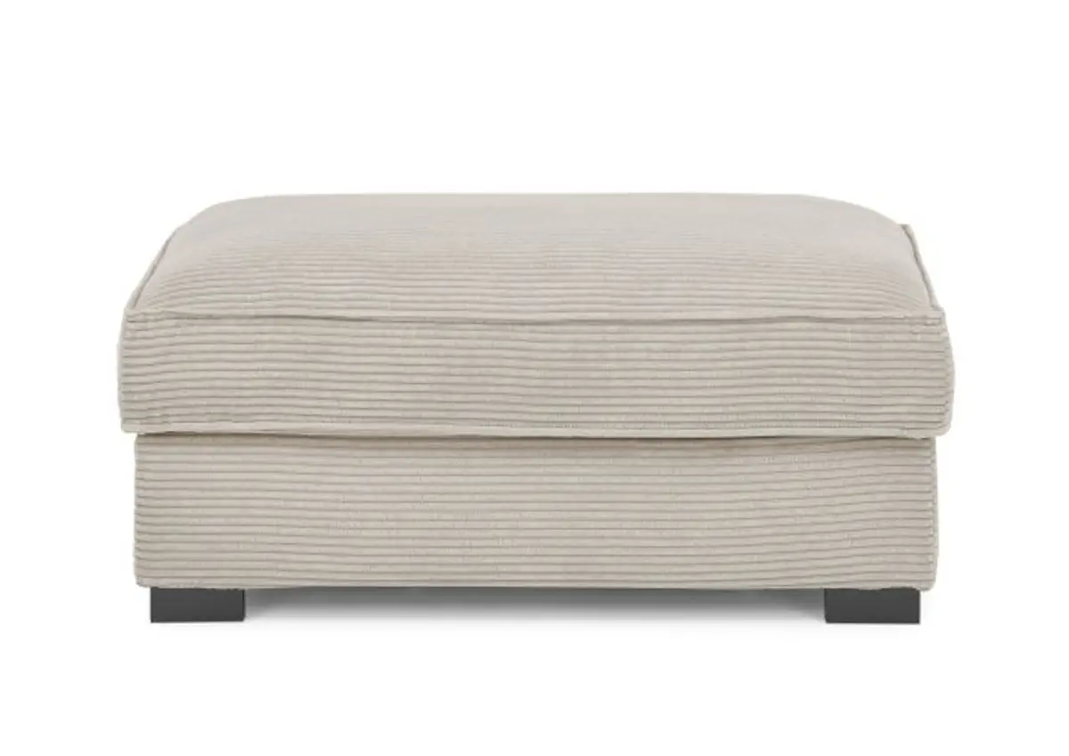 Hocker - Stoff, Beige