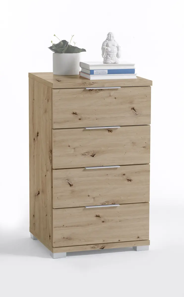 Nachtkommode- Eiche Dekor