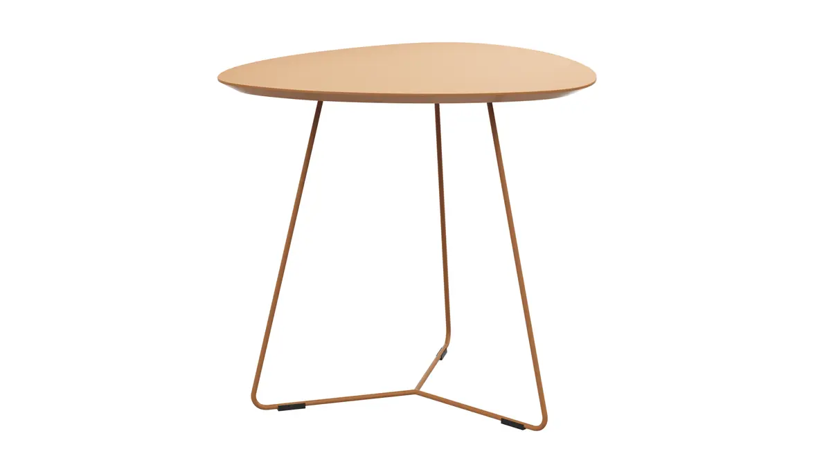 Ecktisch Fano - LBH ca. 59x50x55 cm, Fenix, Beige