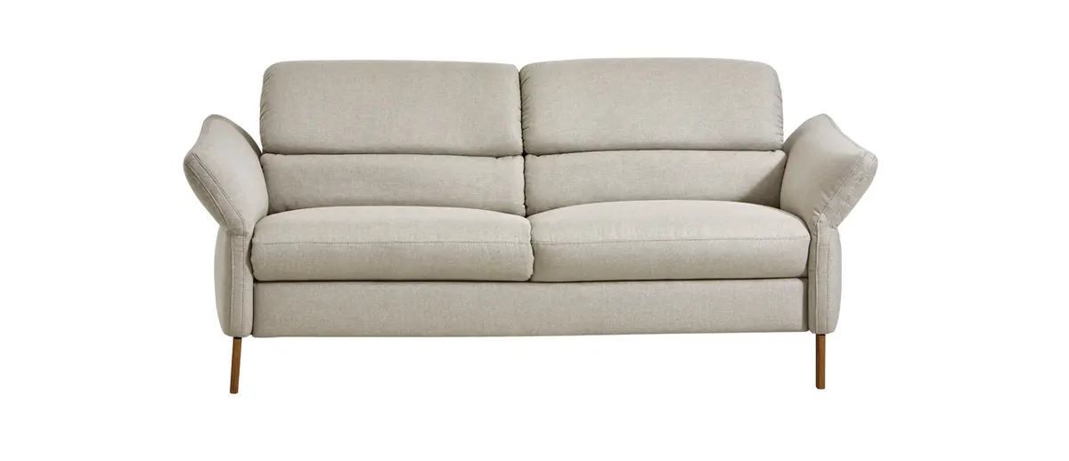 Sofa Jacksonville - 2-Sitzer, inkl. Rückenverstellung, Stoff, Beige