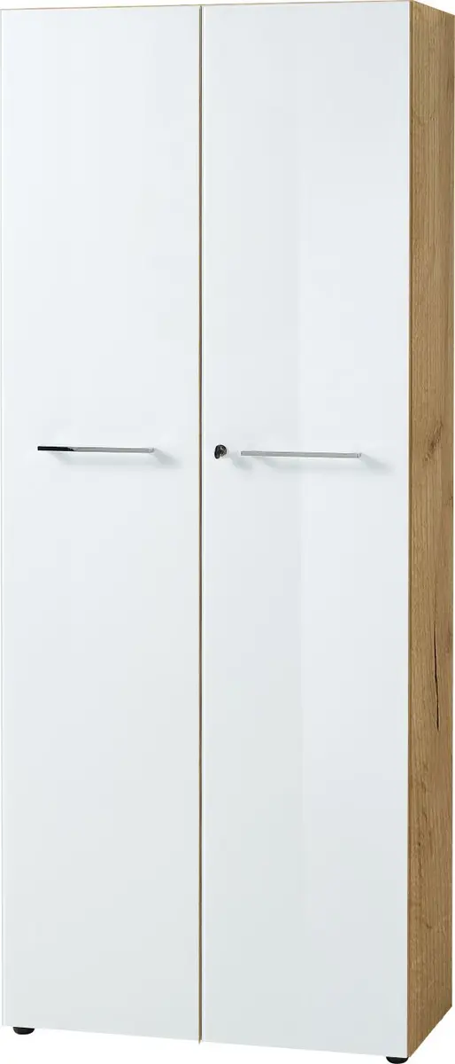 Aktenschrank GWEN - B/H/T ca. 80x196x37 cm, Eiche Dekor