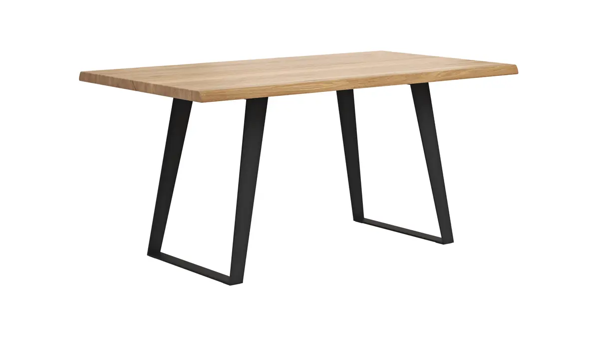 Esstisch Talara Lina - LB. ca. 160x90cm, Wildeiche Natur