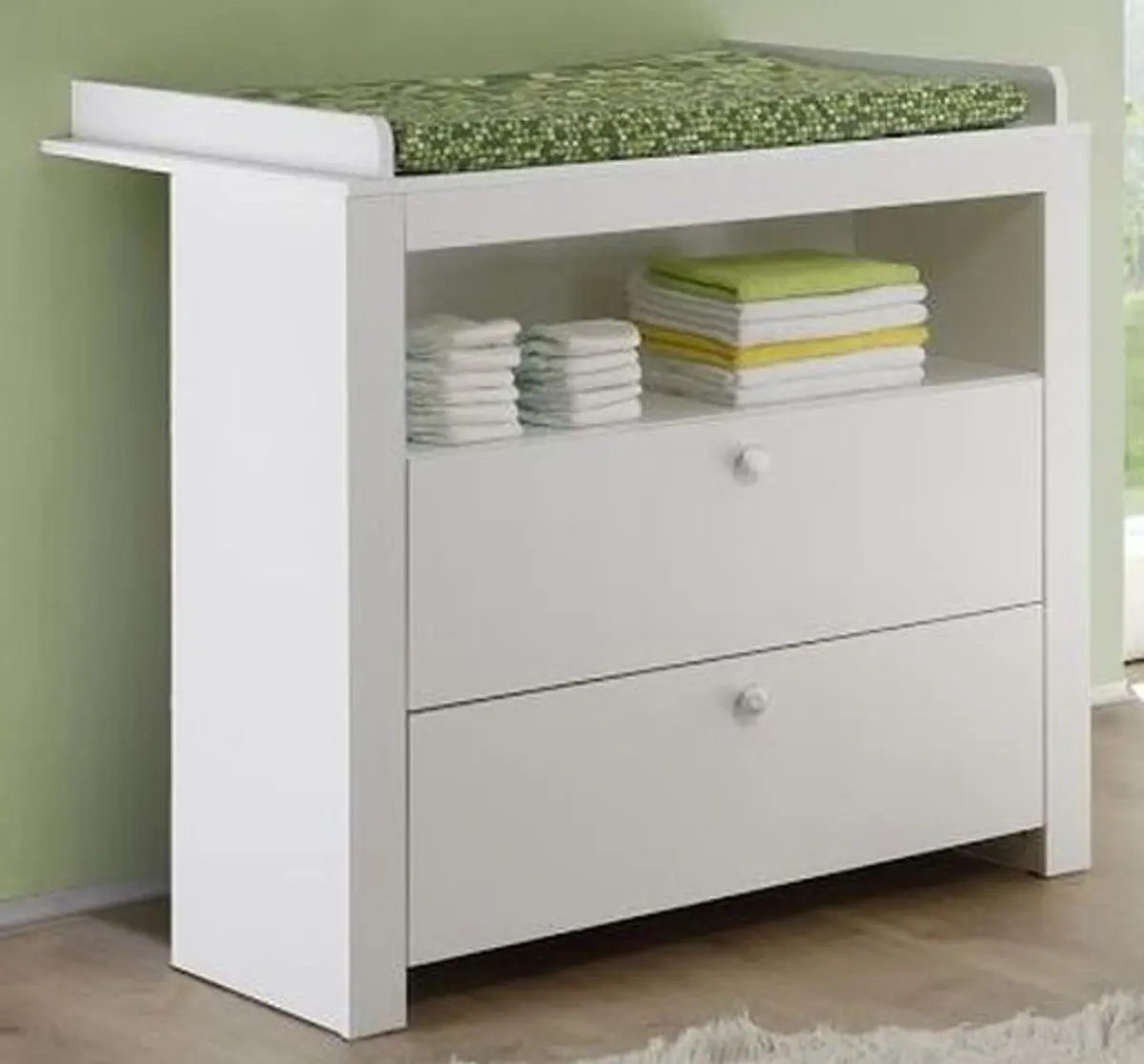 Wickelkommode - inkl. Wickeleinsatz, Weiß