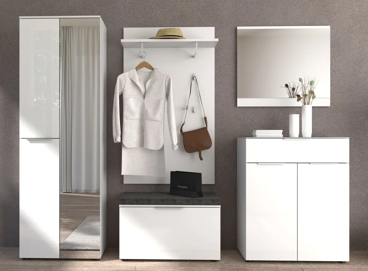 Garderobe - Weiß