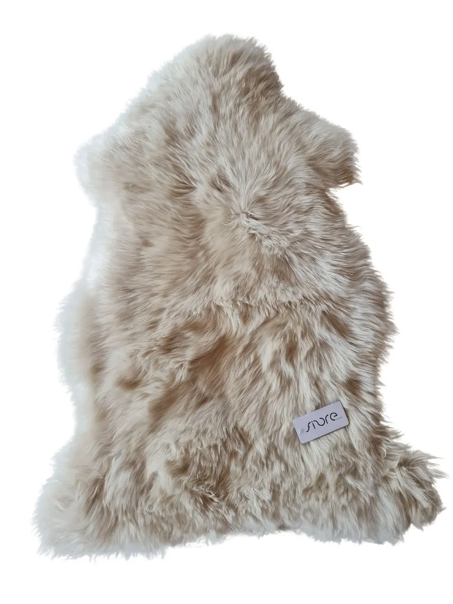 Natur-Schaffell - LB ca. 95x60 cm, Bisque