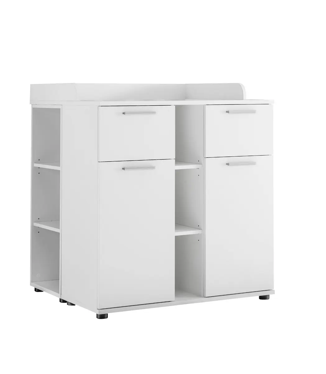 Wickelkommode- inkl. Auflage, Weiß