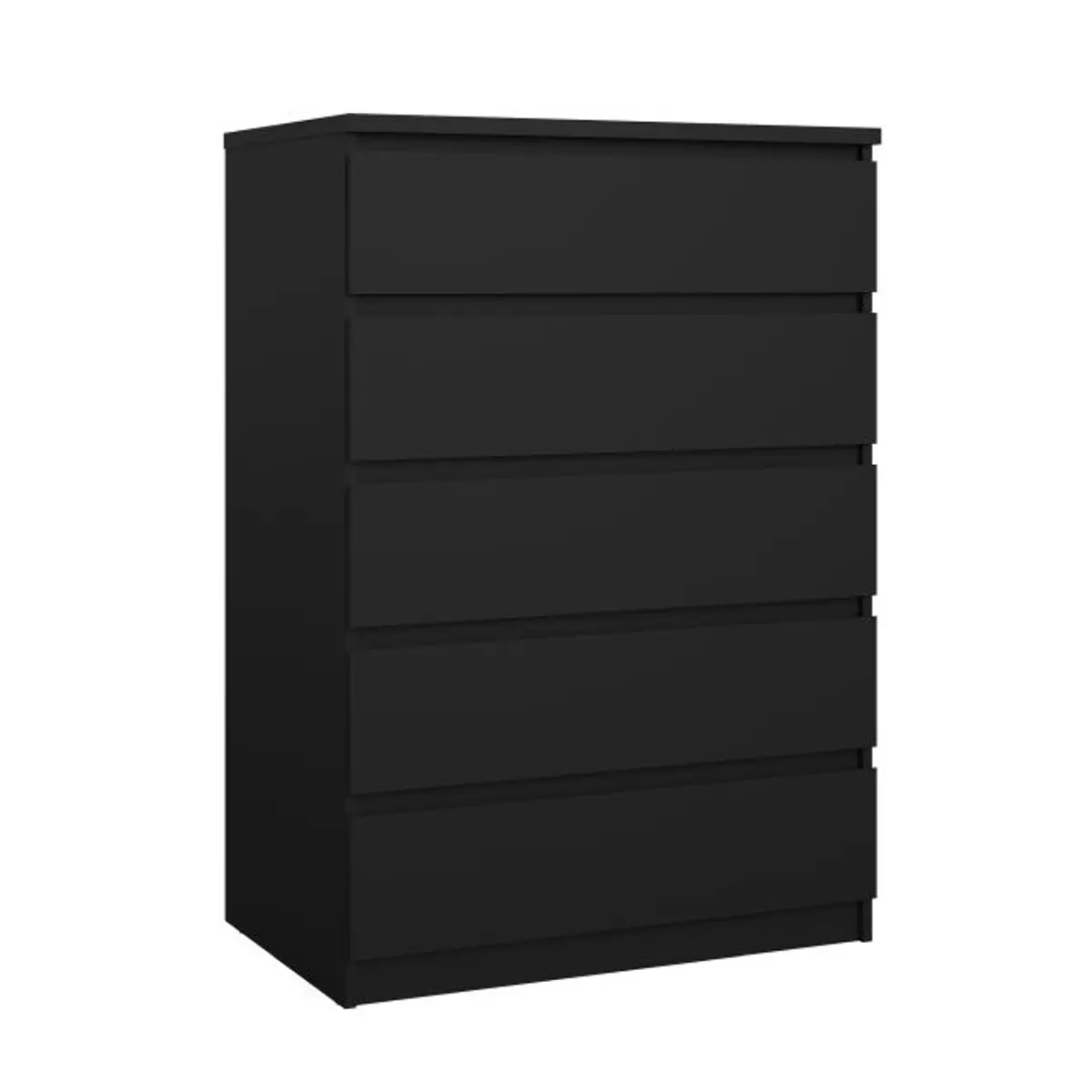 Kommode - B ca. 77 cm, Schwarz