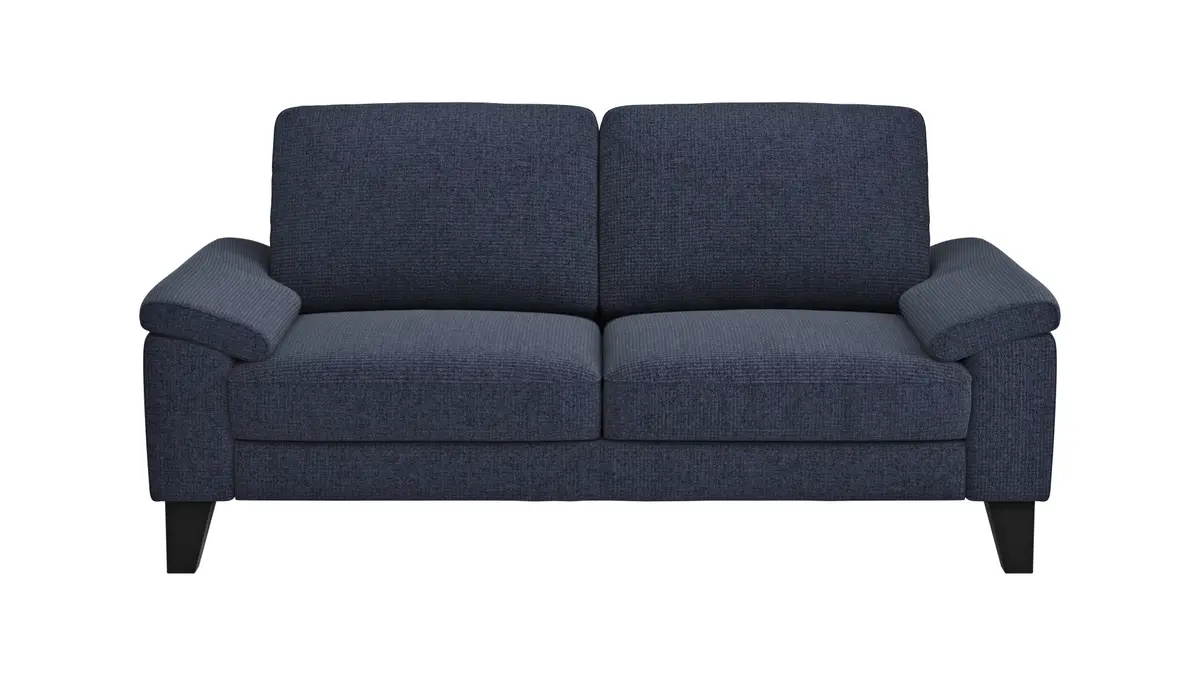 Sofa Oviedo - 2-Sitzer, Stoff, Dunkelblau