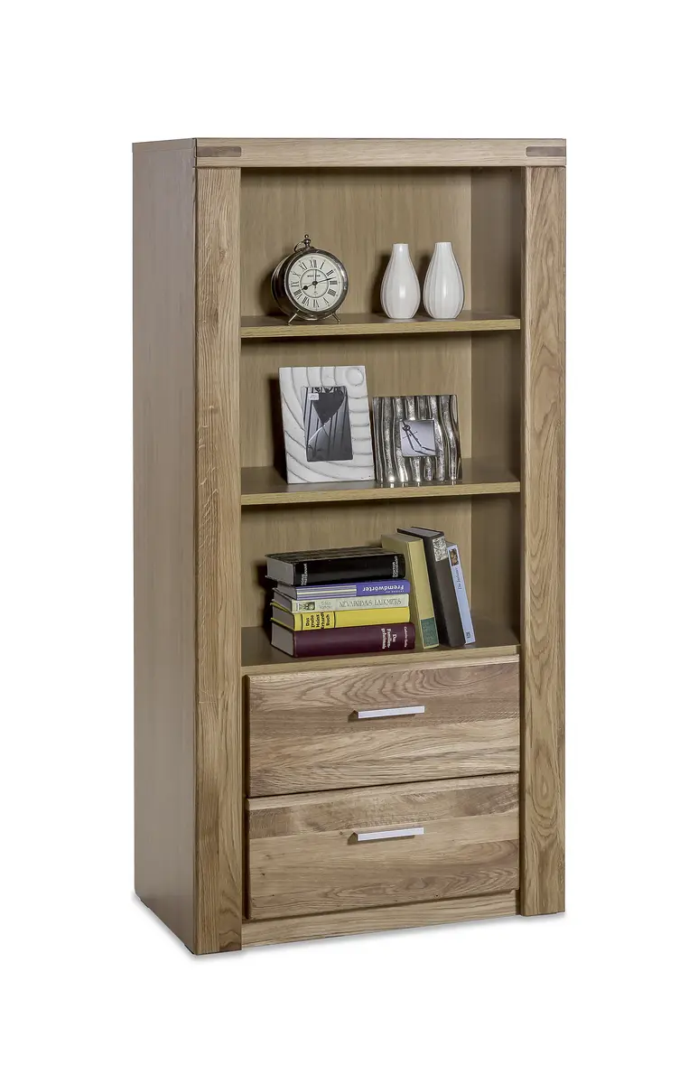 Vitrine - Wildeiche teilmassiv, geölt