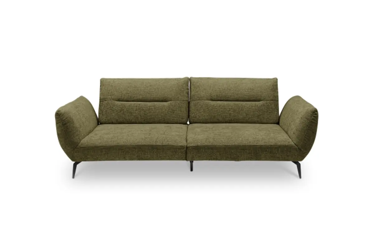 Megasofa PAYTON - 3-Sitzer, Stoff, Moos