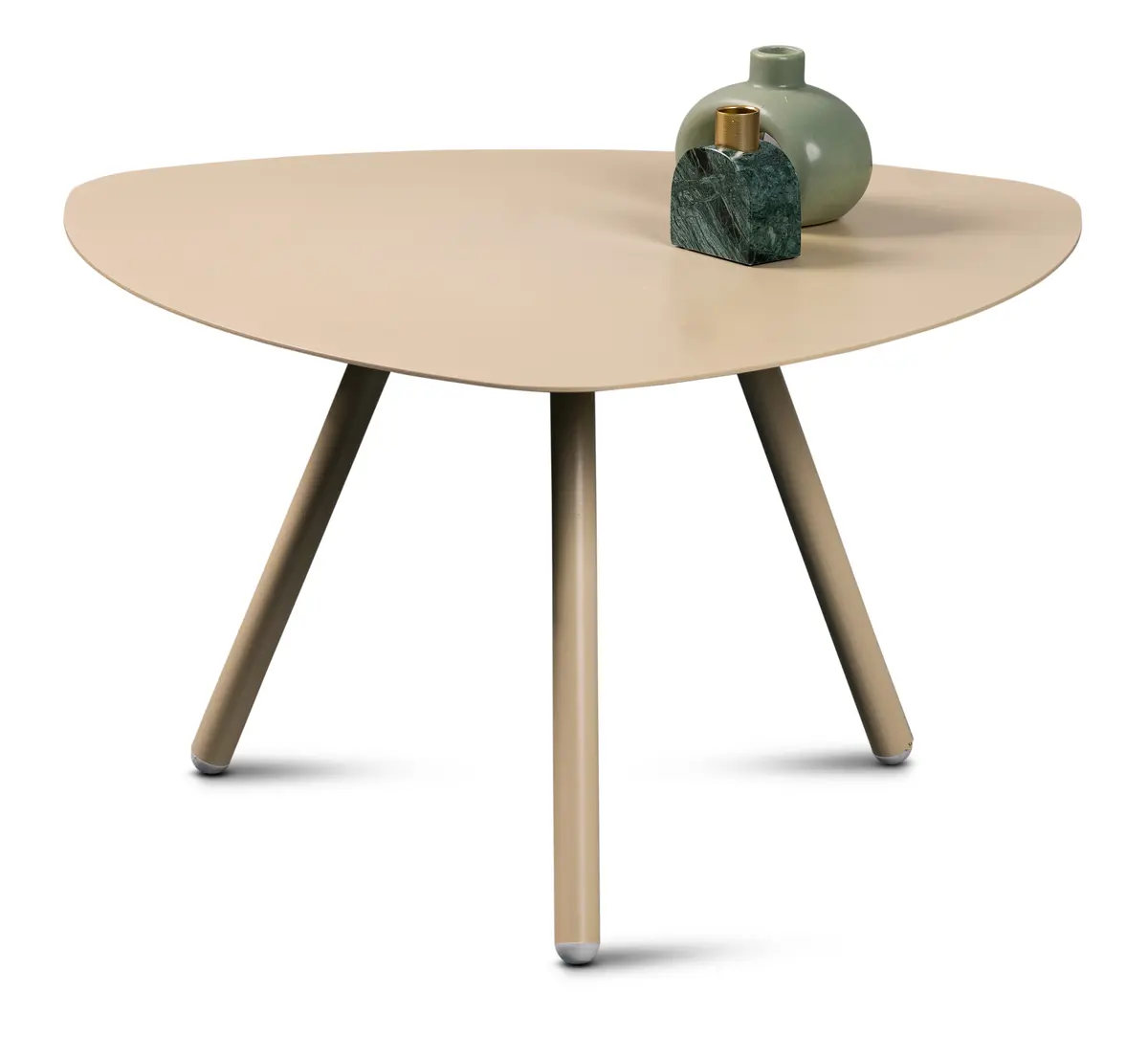 Beistelltisch - LB ca. 60x60 cm, Cremeweiß