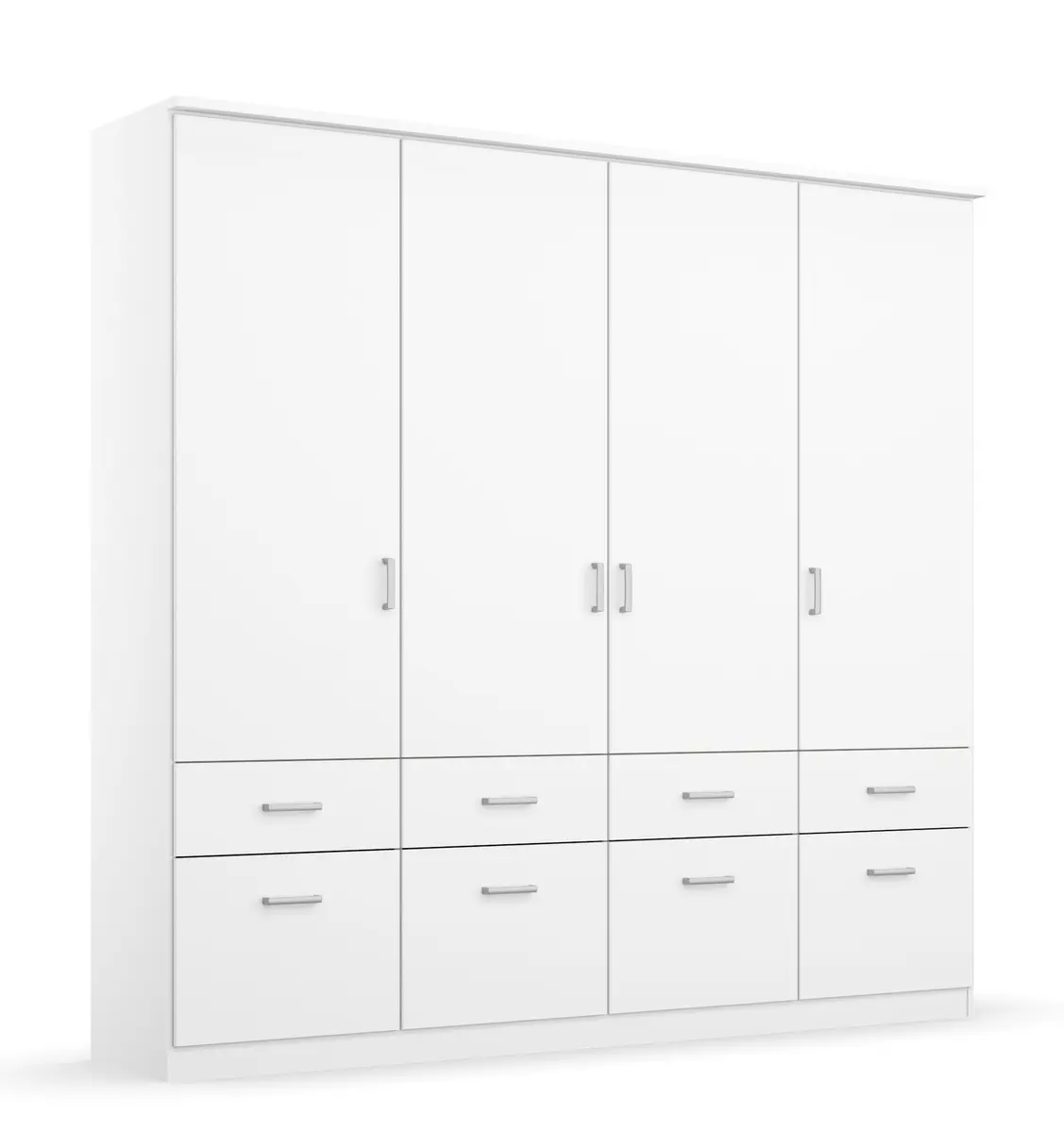 Drehtürenschrank ROYAN- B ca. 181 cm, Weiß