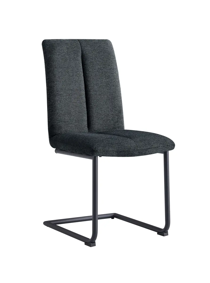 Freischwinger - Webstoff, Anthrazit