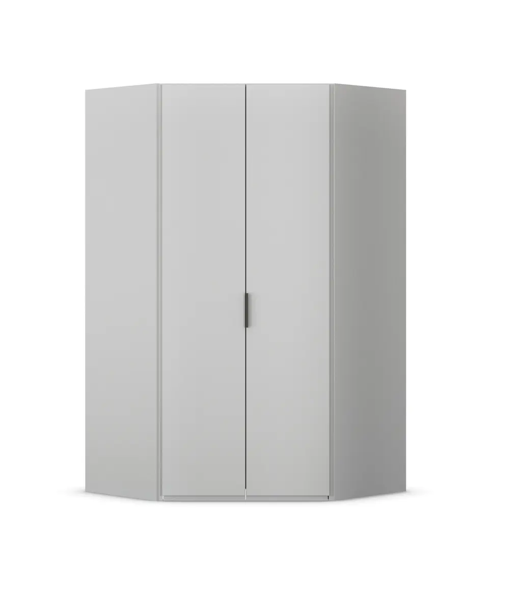 Eckschrank ROVERO- B ca. 127 cm, Hellgrau