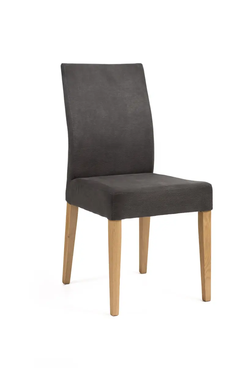 Stuhl - Stoff, Dunkelbraun