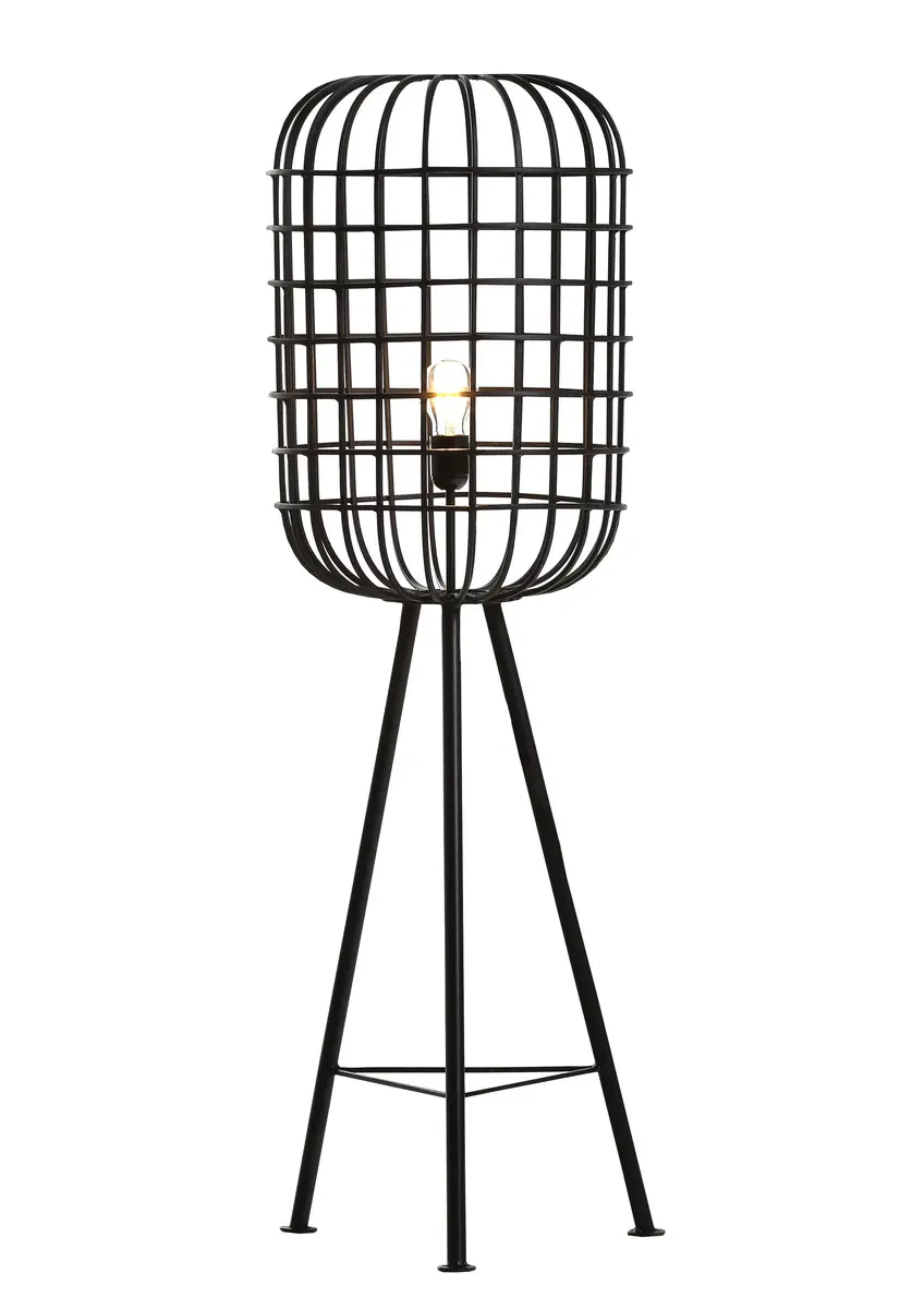 Stehleuchte Arthur - D. 40 cm, Schwarz lackiert