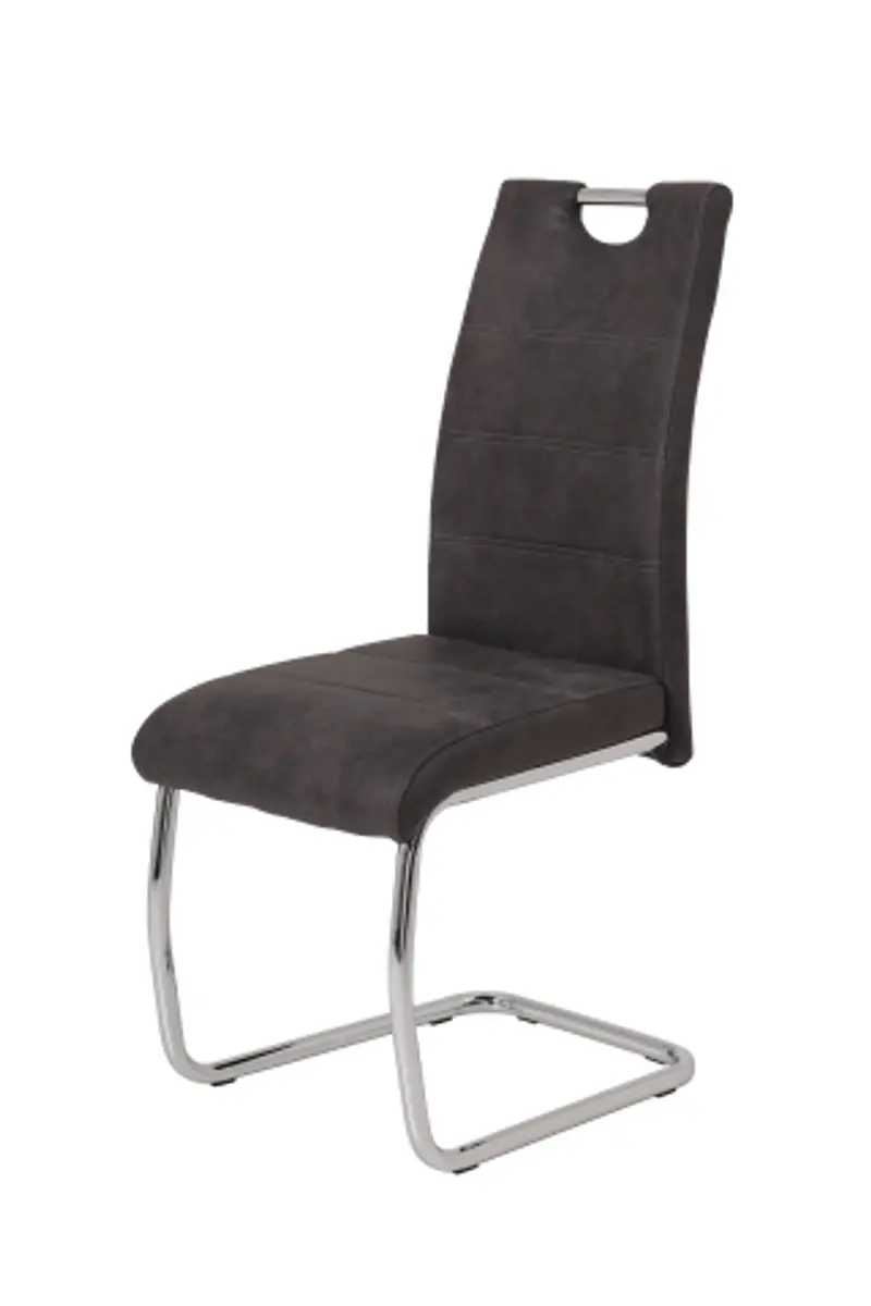 Freischwinger - Stoff, Anthrazit