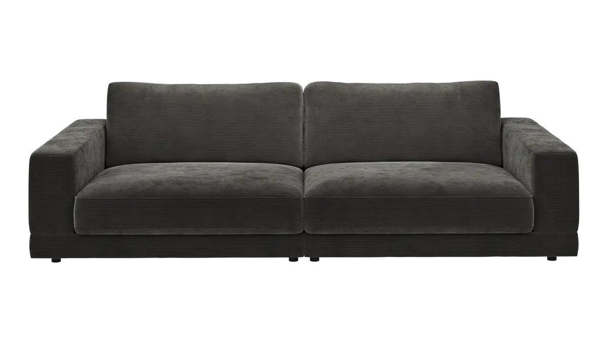 Megasofa Juni Lounge- B ca. 292 cm, Stoff, Anthrazit