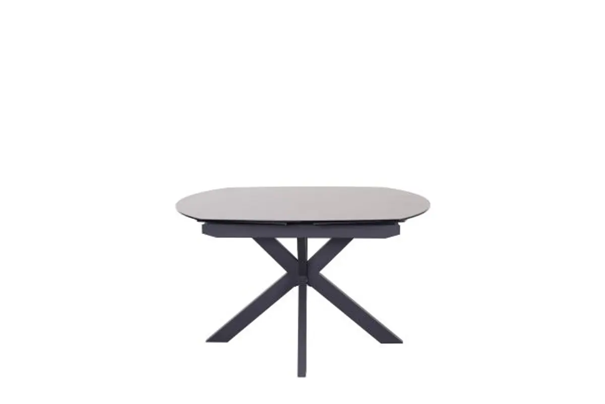 Esstisch MEGGIE - ausziehbar, LB ca. 130x100 cm, Keramik, Grau