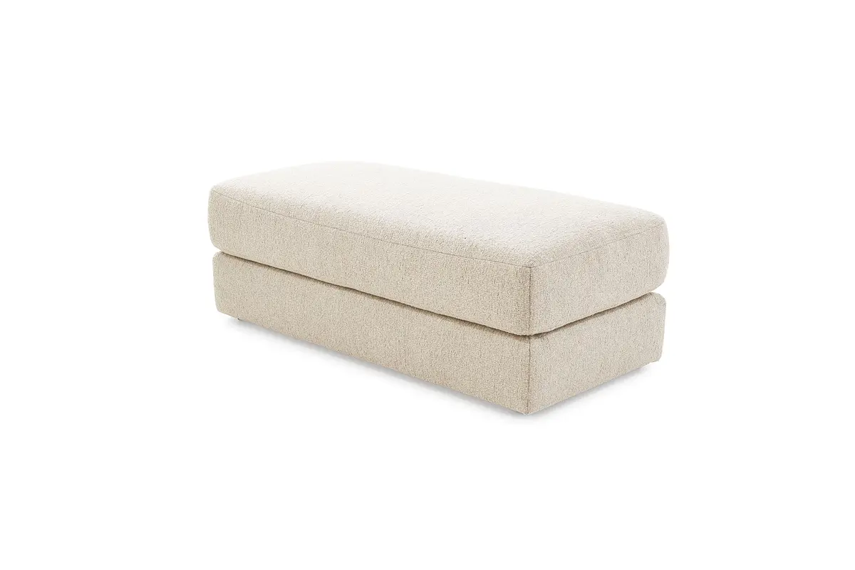 Hocker JOVIN - Stoff, Beige