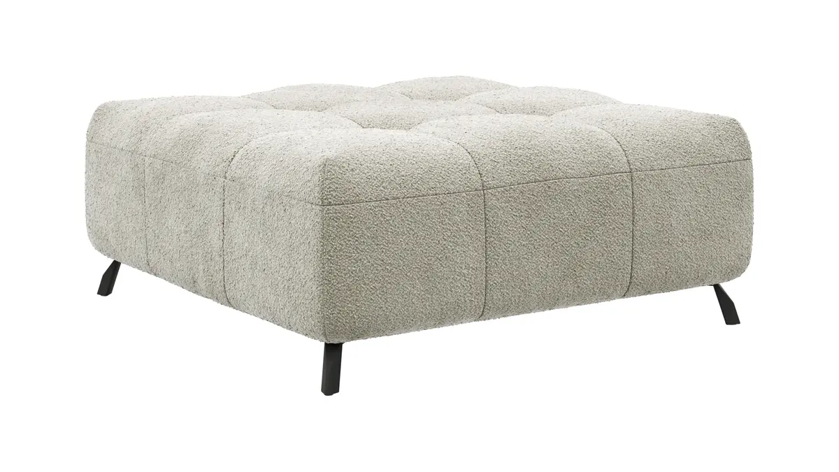 Hocker Comodo - Stoff, Offwhite