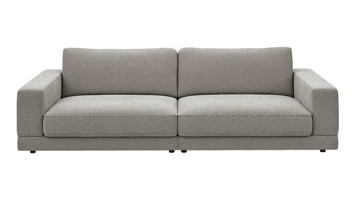 Megasofa Juni Lounge - B ca. 292 cm, Stoff Navy-Beige