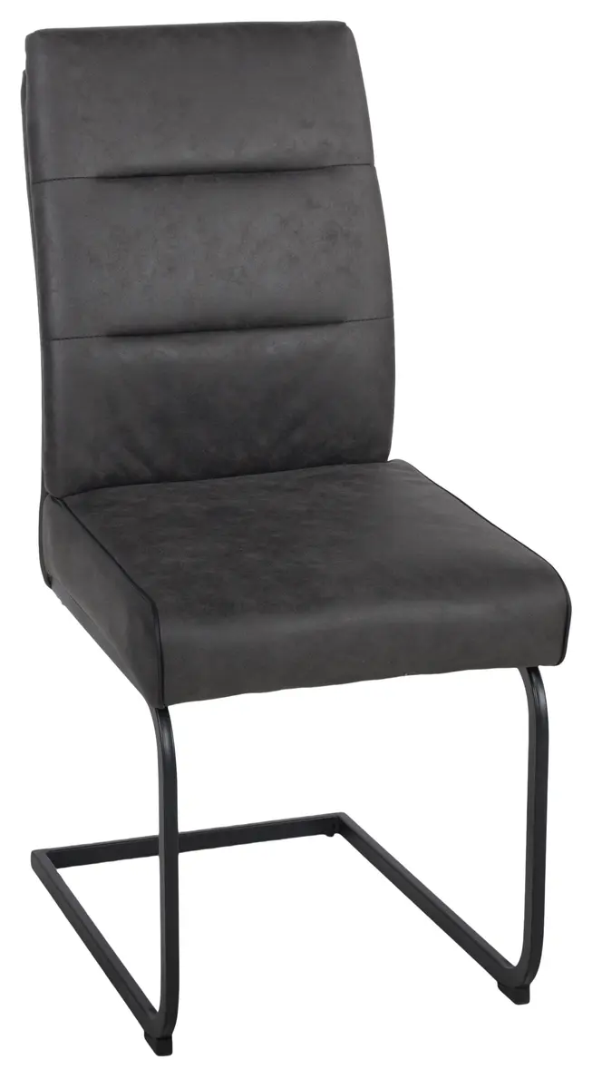 Freischwinger - Microfaser, Anthrazit