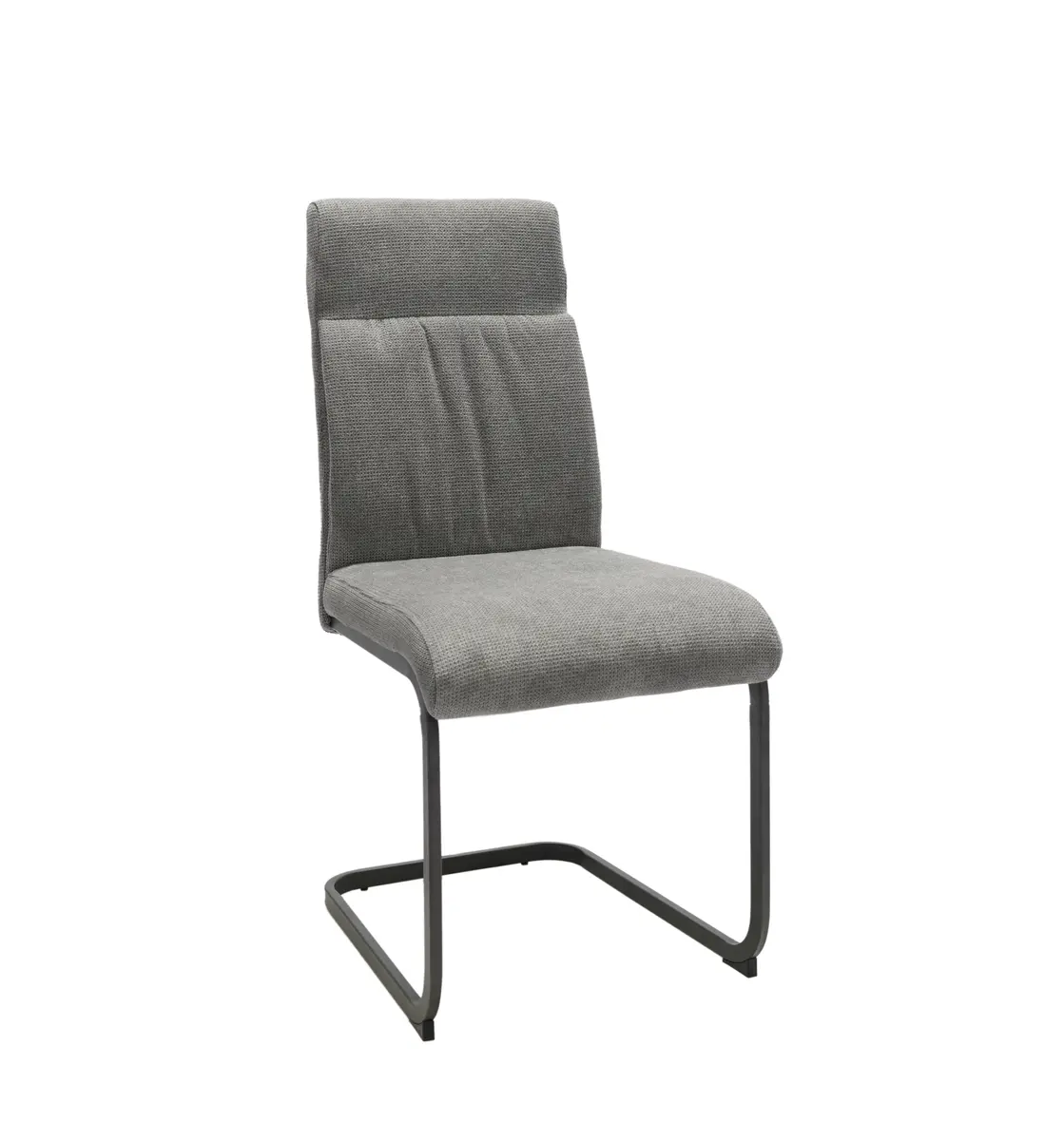 Freischwinger MAIDA - Stoff, Silberfarben