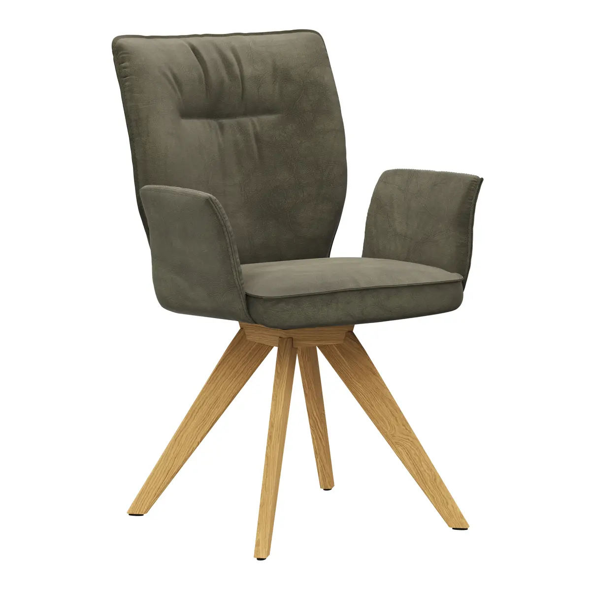 Armlehnstuhl Westmore - Stoff, Dunkelgrün