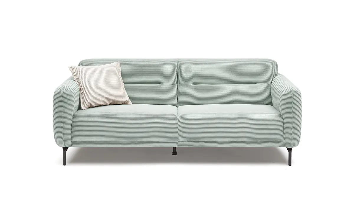 Sofa - 3-Sitzer, Stoff, Mint