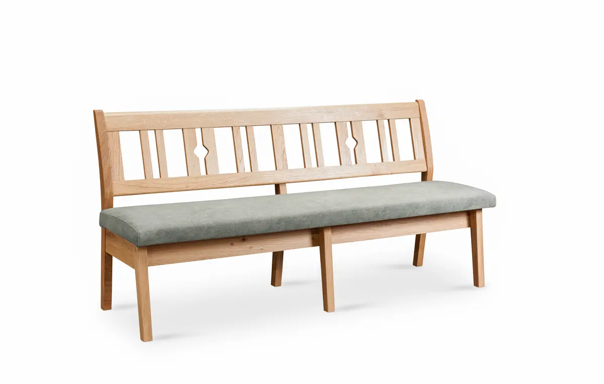 Polsterbank - Breite ca. 180 cm, Polyester, Grün