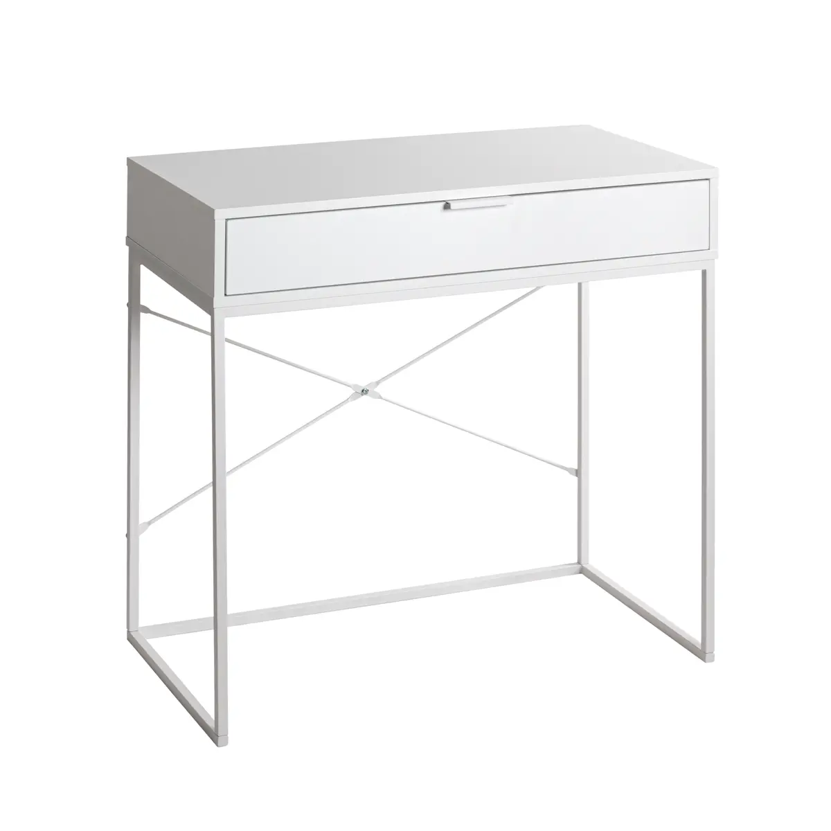 Schreibtisch - LB ca. 80x46 cm, Weiß
