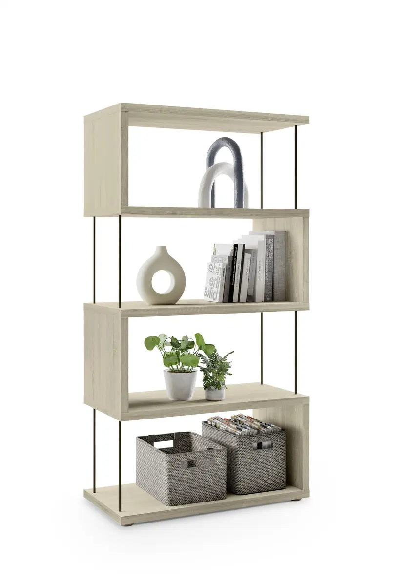 Regal - B ca. 66 cm, Eiche sägerau