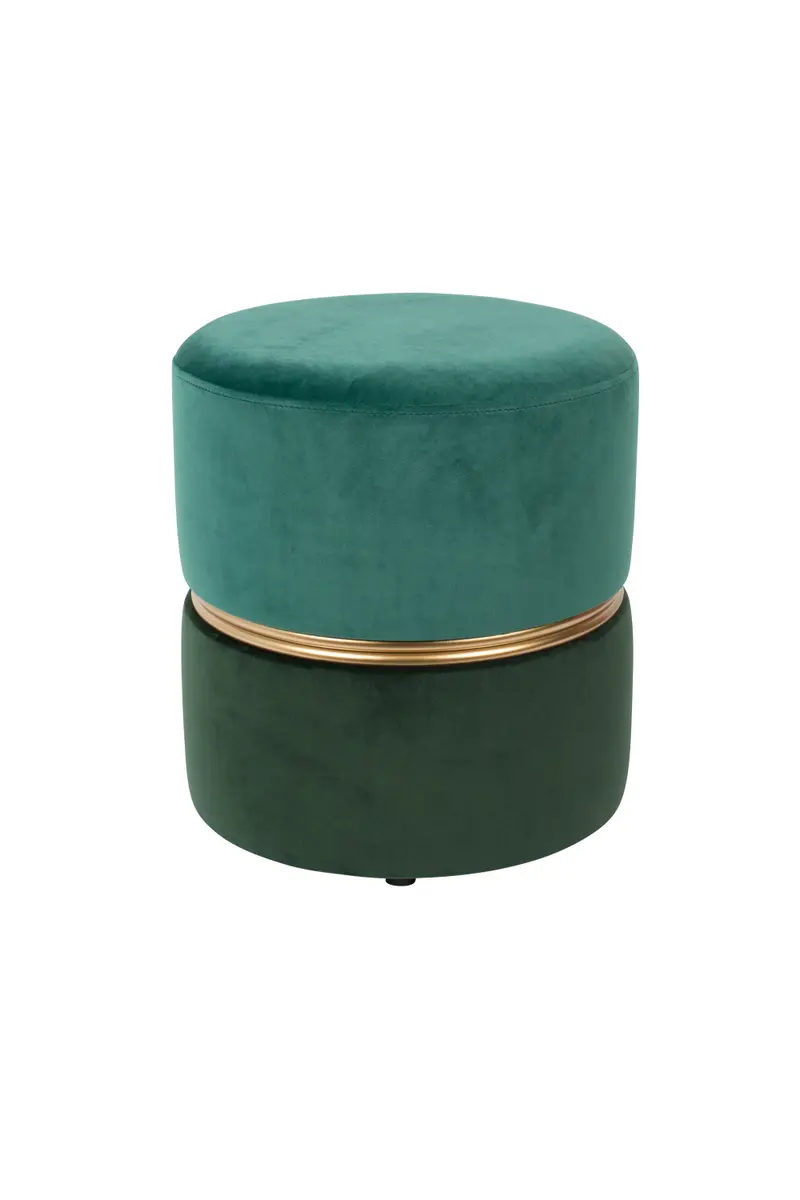Hocker Svala B - Velour, Grün