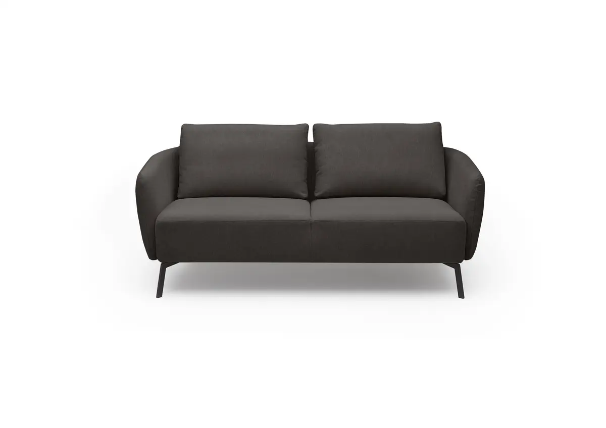Sofa CARLLOTA - 2,5-Sitzer, Stoff, Espresso