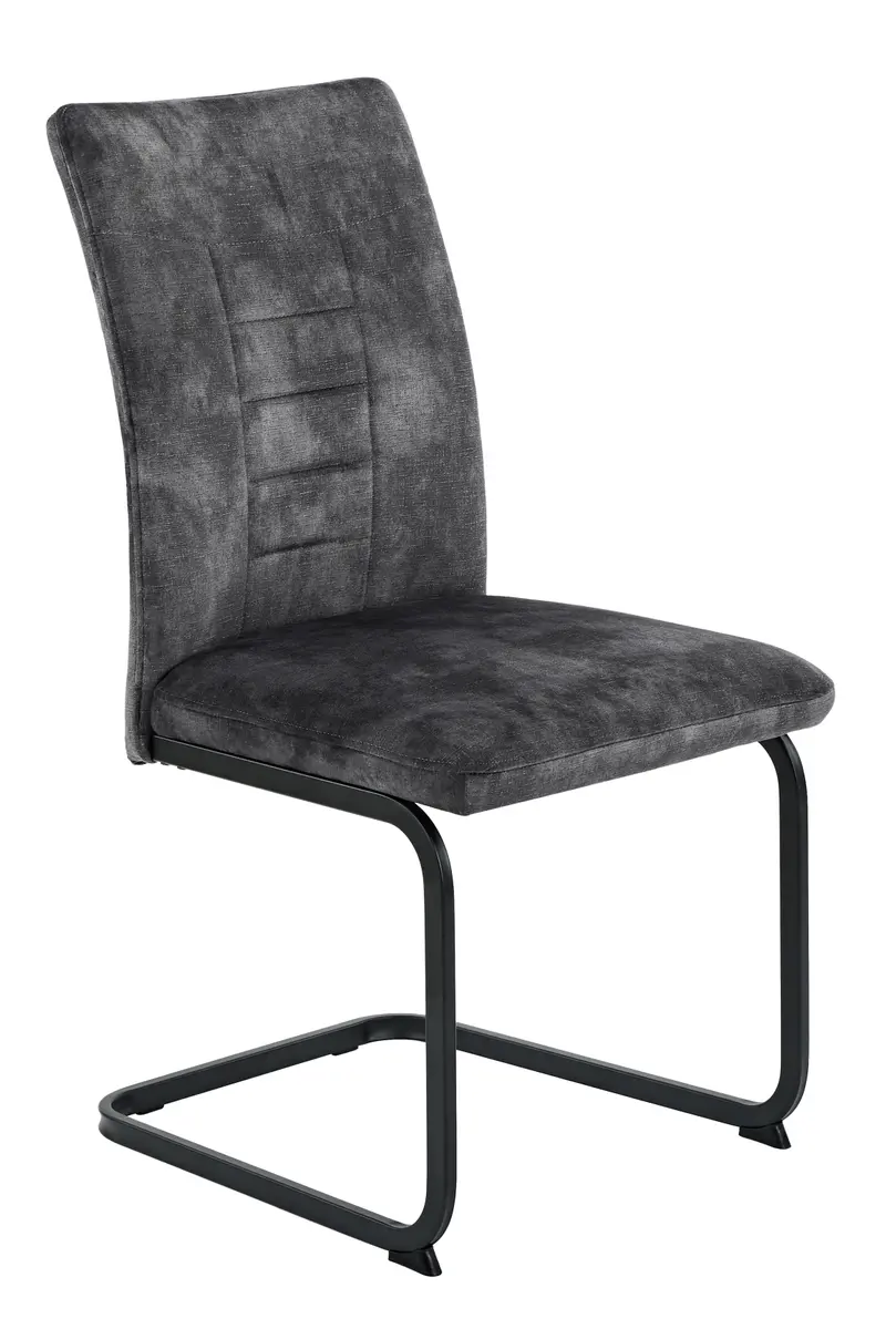 Freischwinger - Stoff, Vintage Anthrazit